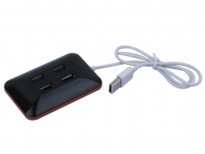 USB 2.0 Mini 4 Port USB Hub for Laptop Computer